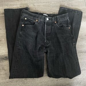 Reformation / Levi collab straight/wide leg jean